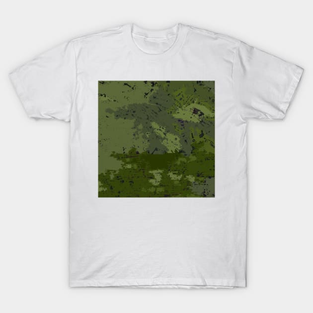Dark Camo, Camouflage, Tactical Military Map, WW2, Vietnam T-Shirt by djrunnels